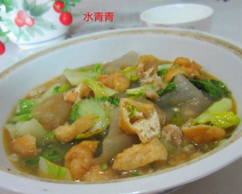 油菜炒粉皮，美味又营养（家常菜做法，简单易学）