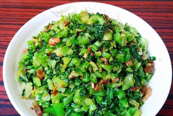 素食美味健康——素炒芥菜梗（以芥菜梗为主角）