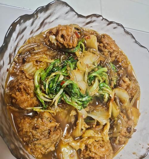 肉燕炖粉条——家庭美食享受（传统口感）