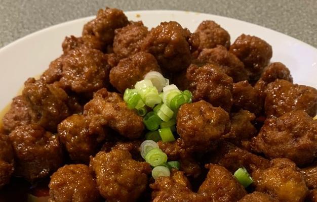 糖醋肉丸鸡蛋饭的制作方法（家常美味）