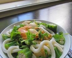 日系野菜乌冬面，美食的清新力量（用日系野菜和独特配料）